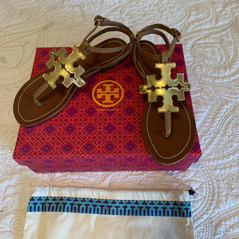 NWT - Tory Burch - Chandler Flat Sandal - Size 8.5